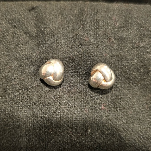 Vintage Tiffany & Co. Twist Knot Large Stud Earrings